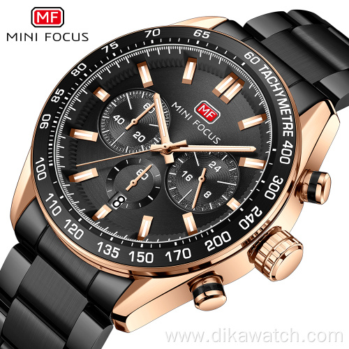 New Luxury Mens Watches with Stainless Steel Brand